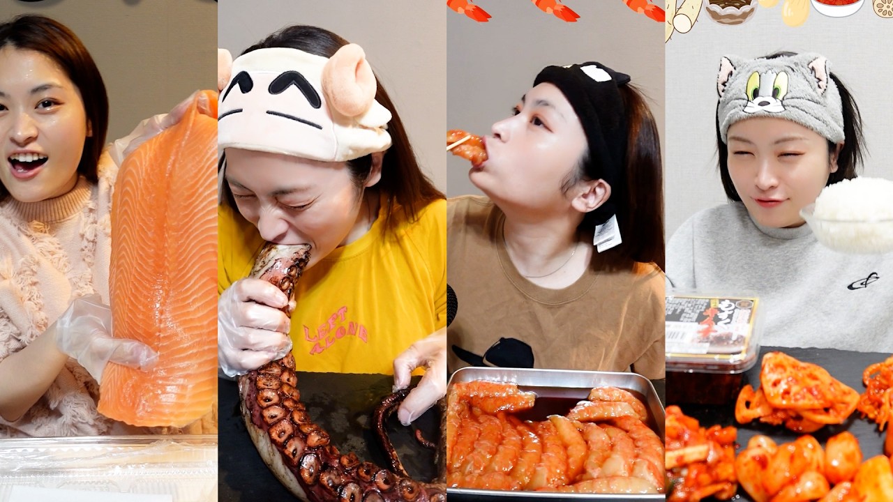 【モッパンASMR】コストコ、ロピアが好きすぎる女の爆食動画まとめ🤤