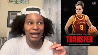 Jada Williams leaving Iowa, Kiyomi McMiller leaving Penn State! Audi Crooks to South Carolina?