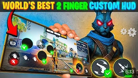 BEST 2 FINGER CUSTOM HUD CODE 🤯 BEST FREESTYLE 2 FINGER CUSTOM HUD 💀|| HUD CODE @acegamer-0123