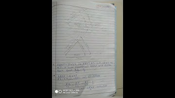 Class 10th Math Part 2 Chapter 4. Geometric Construction Practice Set 4.1 !!!