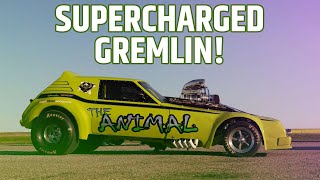 Supercharged And Street Legal Gremlin - It Looks Like A Funny Car!