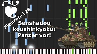 Girls und Panzer: 'Senshadou Koushinkyoku! Panzer Vor!' by 'Hamaguchi Shirou'  Synthesia