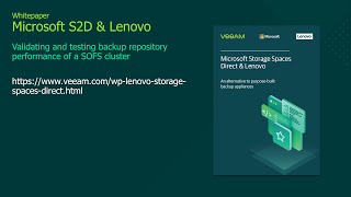 Veeam Whitepaper Microsoft Storage Spaces Direct & Lenovo