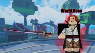 The Shanks World Boss   Emperor Gryphon Sword Style | Roblox AOPG