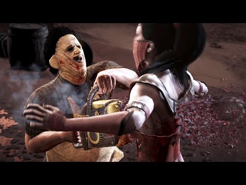 MKXL リョナ 女体をチェーンソーで真っ二つにするレザーフェイスリョナ集 MORTALKOMBATXL