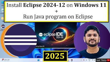 How to install Eclipse IDE 2024-12 on Windows 11