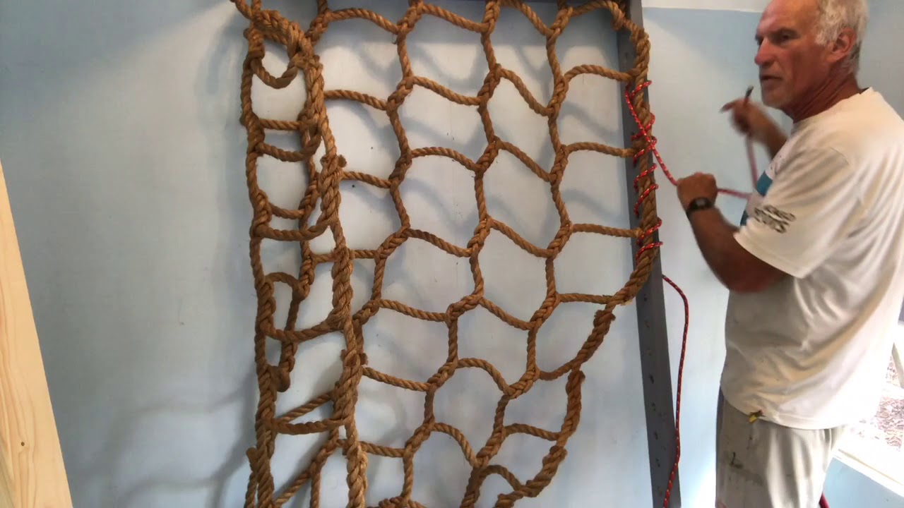 How to Make Rope Climbing Nets  How to make rope, Cargo net, Net