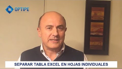 Separar datos de una tabla Excel con Tablas Dinámicas