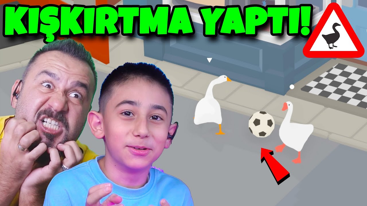EGEMEN KAAN BANA KIŞKIRTMA YAPTI! PAYTAK KAZ 2 OLDU! | Sesegel Çocuk Untitled Geese Game oynuyoruz