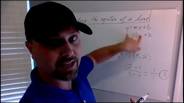 #33 Writing an Equation of a Line Part 2