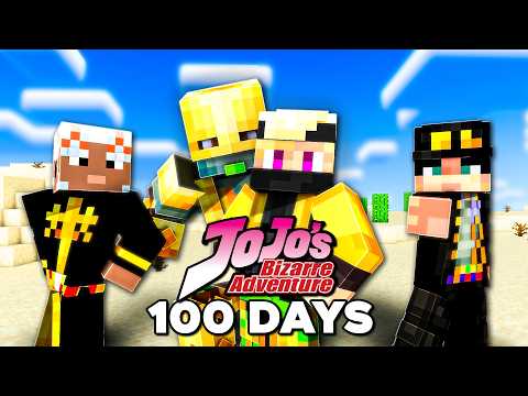 We Spent 100 Days In JoJo Minecraft 5 Friends 