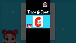 Trace Number 6 Like a Pro ✏️ | Fun Counting & Writing for Kids