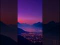 Beauty of the Purple Hour 💜✨ ⭐#shorts #purplehour #purplesky #nature  #sky #aesthetic #peaceful