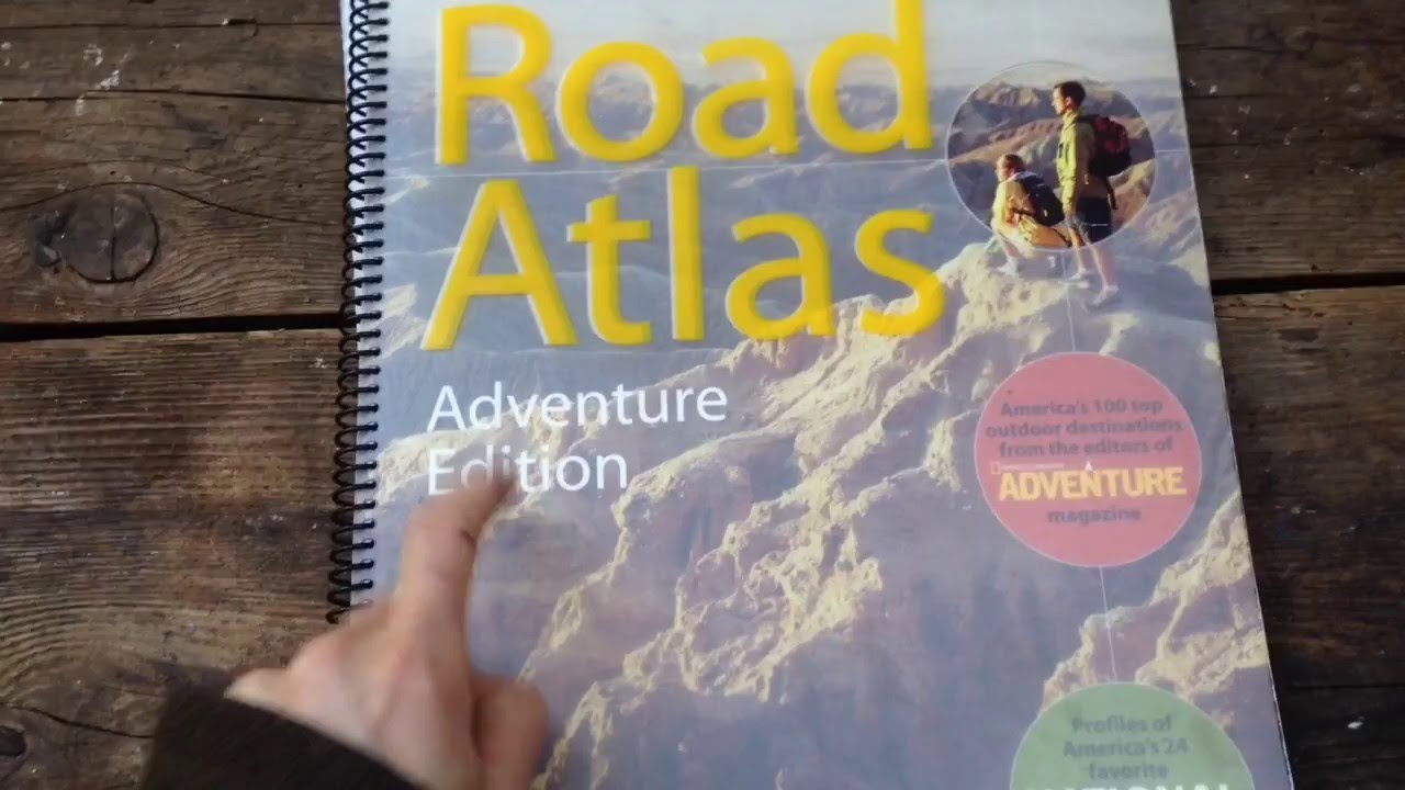 National Geographic Road Atlas Adventure Edition, Free Camping, Best