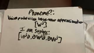(Phone) [wʲ] voiced palatalized labial-velar approximant consonant