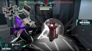 Poised 3k and clutch diffuse - Cloud9 Blue vs Rise - VCT Challengers NA Stage 3