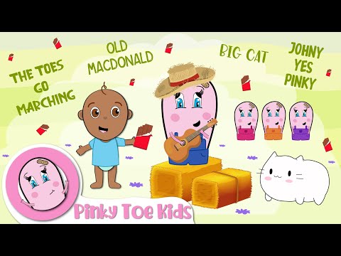 Pinky Toe’s Adventures with Big Cat and Johny #oldmacdonald #pinkytoekids #kidssongs #nurseryrhymes