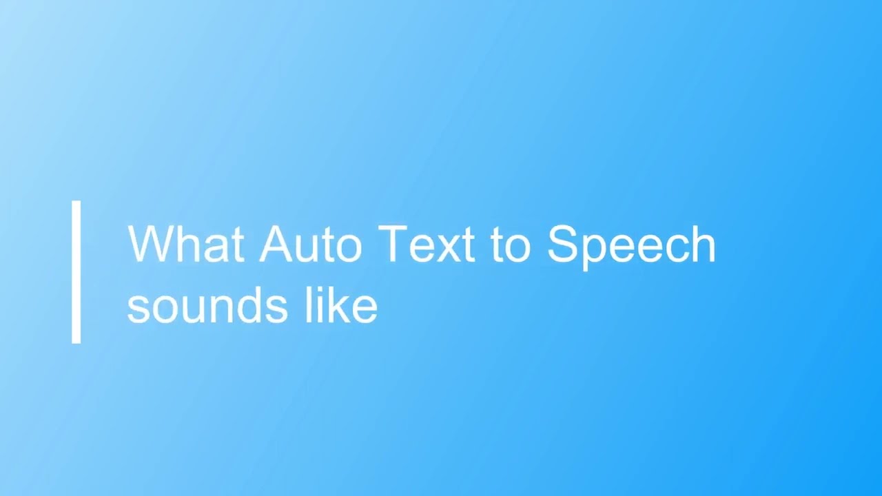 Updated- What Wave Video Text to Speech voices sound like