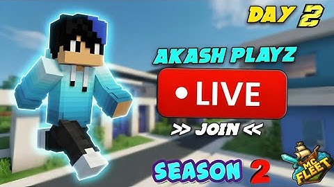 MCFleet NEW SEASON 2 DAY 2 🔥| Minecraft LIVE with Friends – Epic Survival Adventure Begins! #mcfleet