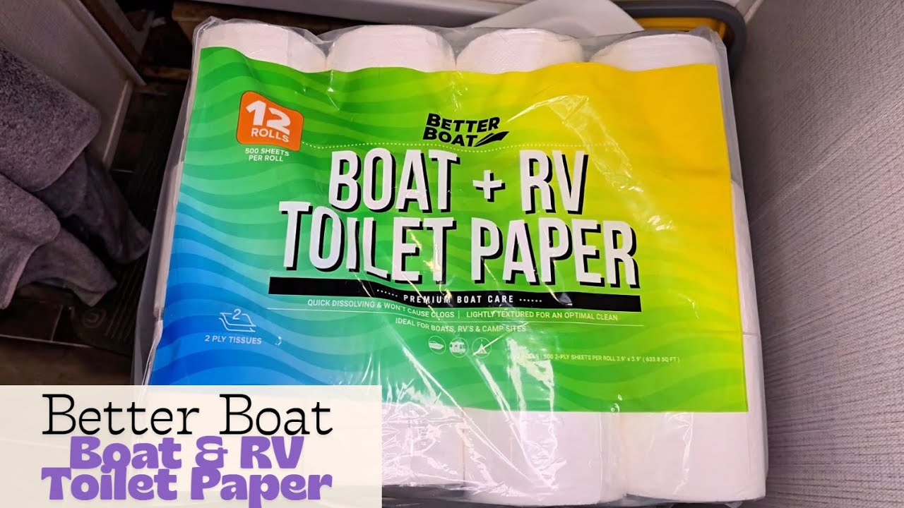 Boat + RV Toilet Paper | Quick Dissolve & Septic Safe | Product Overview