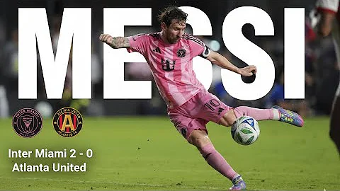 Lionel Messi vs Atlanta United – 2 Goals & Skills | Inter Miami 2-0 Atlanta | MLS 2025🔥⚽️