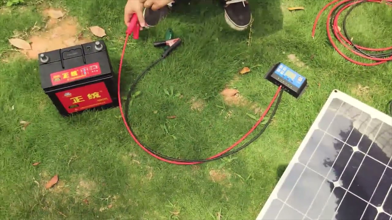 Flexible solar panel kit for boat car RV and battery charger YouTube