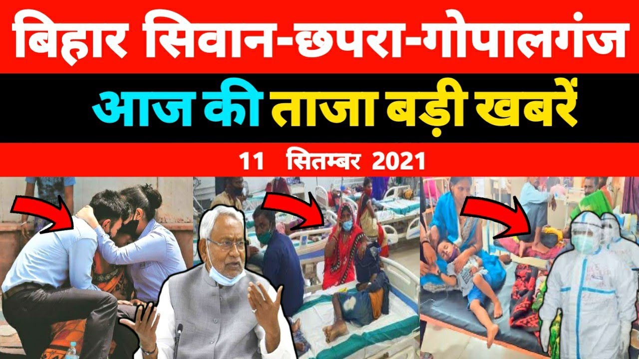 Big News Of Bihar 11th September | Siwan News, Gopalganj, Chhapra, Patna, Viral Fever, School |