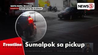 Rider na walang helmet, sugatan matapos sumalpok sa pickup | Frontline Pilipinas Rider na walang helmet, sugatan matapos sumalpok sa pickup | Frontline Pilipinas