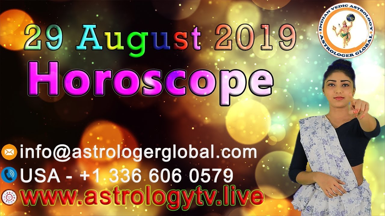 Ежедневный Гороскоп Русский 29th August 2019-индийская ведическая астрология Daily Horoscope