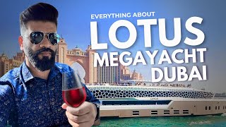 Lotus mega yacht dinner cruise | A Once-in-a-Lifetime Experience | Everything about Lotus Mega Yacht