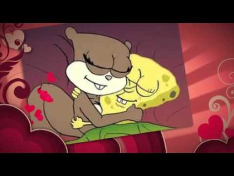 spongebob and sandy love - YouTube