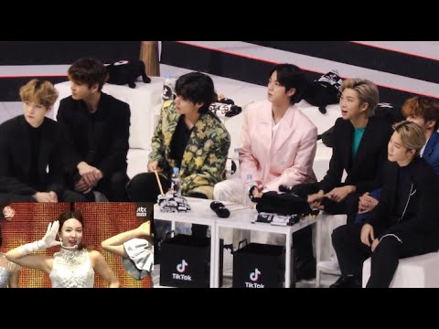 200105 BTS, SEVENTEEN Reaction To TWICE - Feel Special @Golden Disk Awards 2020