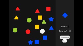 Morph It! | Digital Game | P5.js screenshot 1
