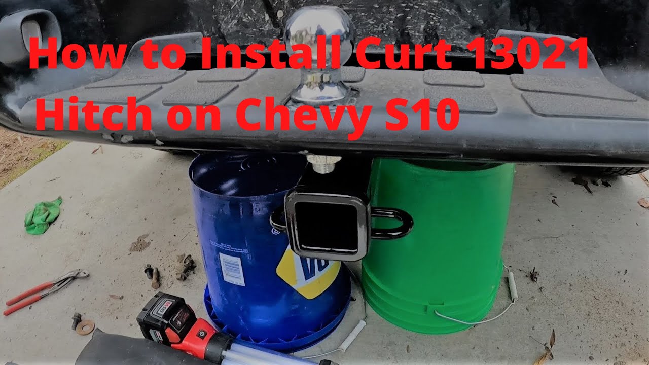 How to install Curt hitch on 2000 Chevy S10 YouTube