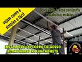 INSTALAÇÃO DO FORRO DE GESSO ACARTONADO da LANCHONETE passo a passo, vejam como é simples e fácil