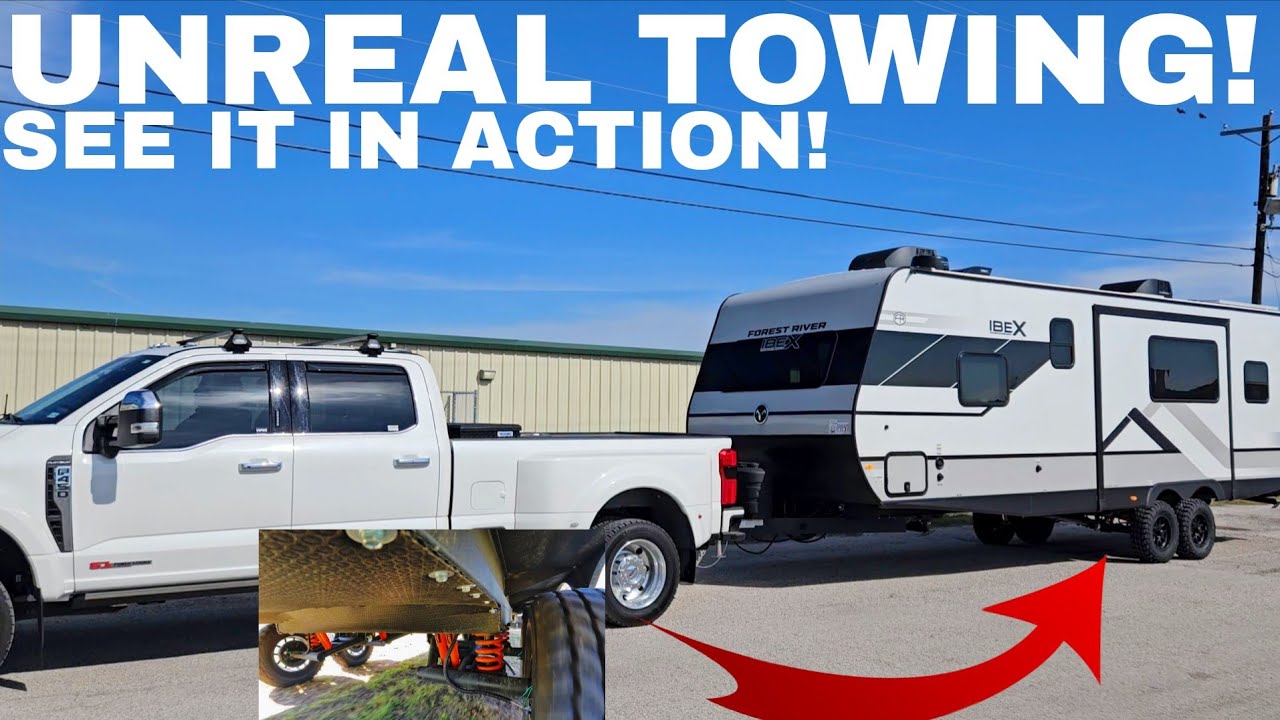 НЕРЕАЛЬНАЯ ПОДВЕСКА ДЛЯ ДОМА НА АВТОДОМЕ! Буксируем наш IBEX с подвеской Beast Mode!