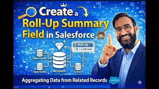 Salesforce Beginner to Champ – Episode 9 | Salesforce Roll-Up Summary Field Creation