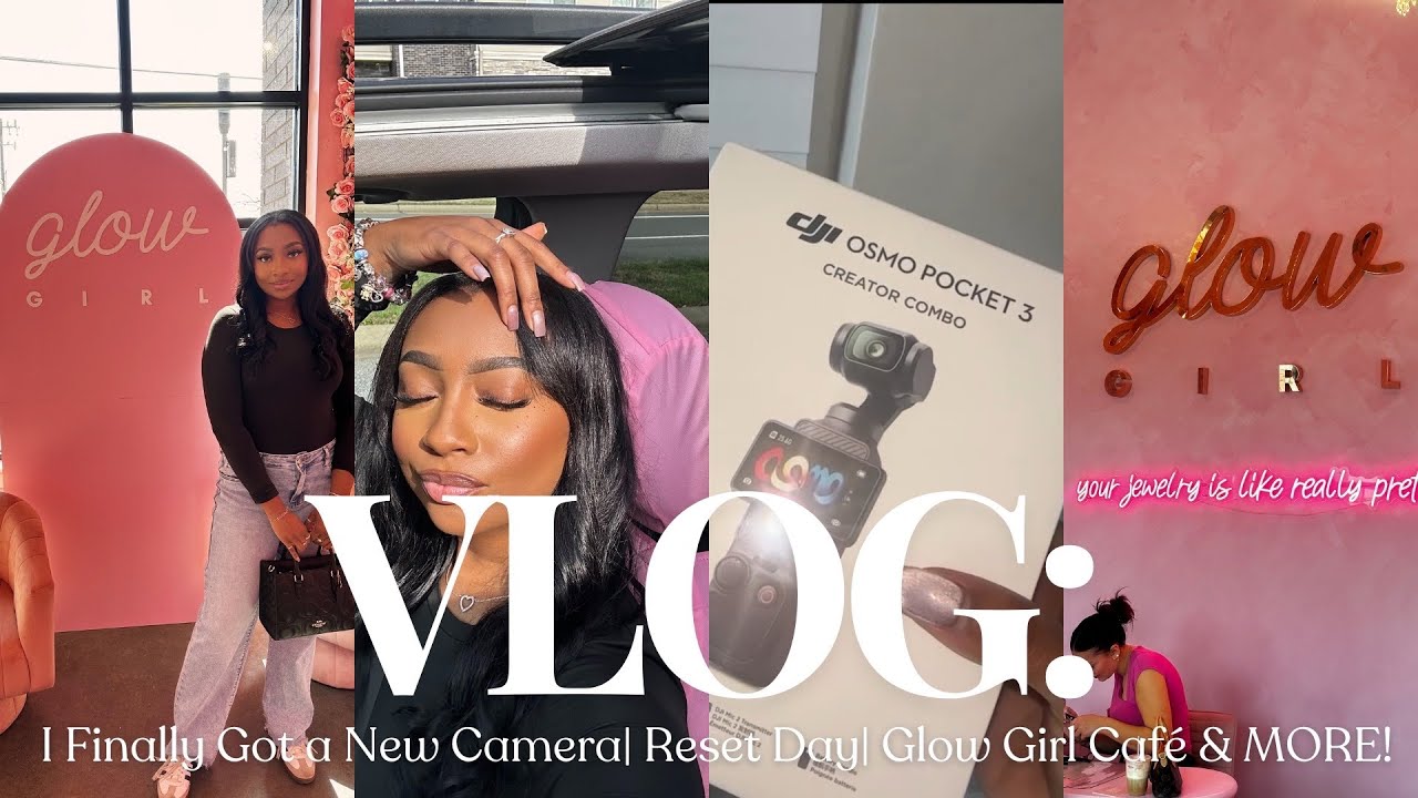 Spend the Day with Me | Glow Girl Café, Shopping | New Camera 😱