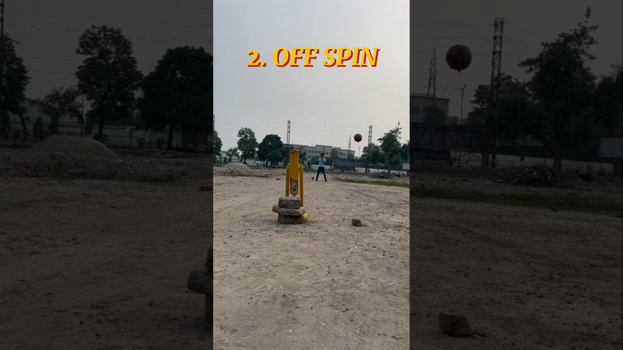 Bowling practice of Leg spin and Off Spin 
