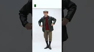 【Barbour】ビデイルのサイズ&カラー比較してみた。#shorts