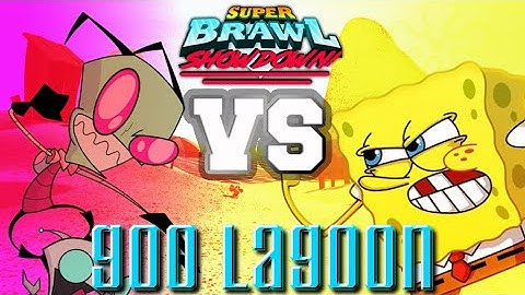 Invader Zim vs SpongeBob SquarePants | Super Brawl Showdown v0.3.0b Full Match Gameplay