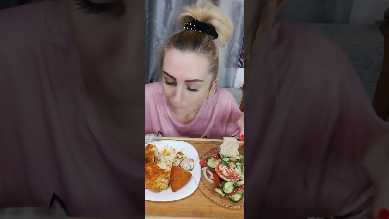 Мукбанг котлеты по Киевски 