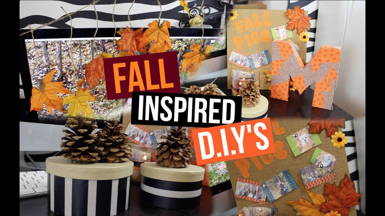 Fall Inspiration⎜DIY Room Decor! YouTube