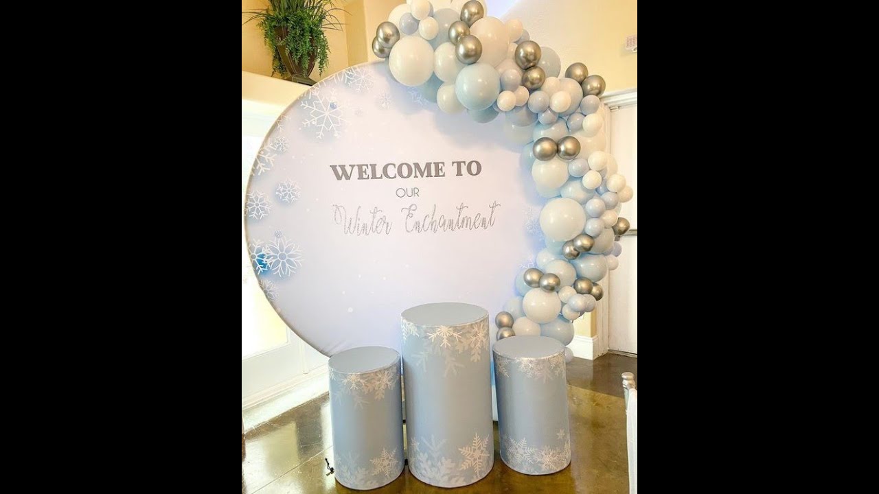 Winter Wonderland Baby Shower Ideas - YouTube