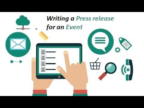 How to write a Press Release for an Event