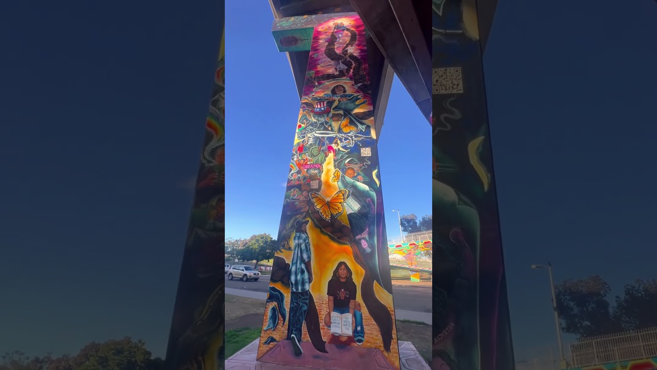 Incredible Mural Art at Chicano Park, Barrio Logan | San Diego, CA 