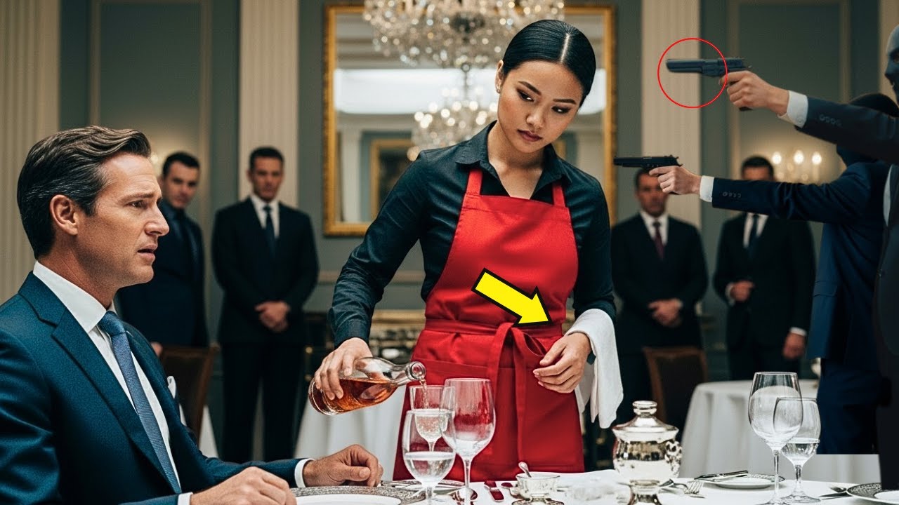 Millionaire noticed the WAITRESS stayed calm during the robbery — her attitude shocked the world