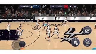 NBA Live mobile basketball jazz vs spurs conference quarterfinals