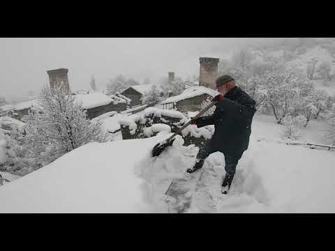 Winter in Svaneti, Mestia. ზამთარი სვანეთში.