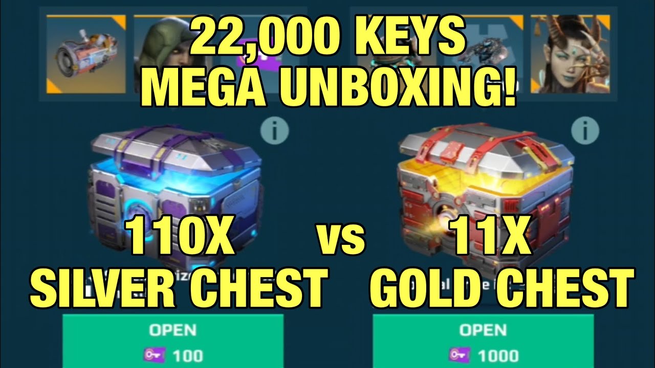 22,000 Black Market Keys MEGA UNBOXING! Silver, Gold & Super Chest